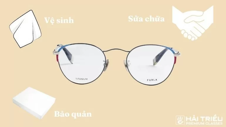 Furla Nữ - Gọng kính Titanium - Mã VFU411J_0514 (8) Mắt kính Furla VFU411J_0514 chính hãng 100% - Ảnh 5