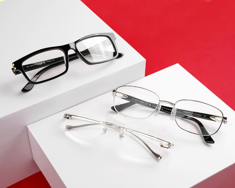 Cartier Signature C Unisex - Gọng kính Nhựa, Mạ vàng - Mã CT0005O_010 (17) Mắt kính Signature C de Cartier CT0005O_010 chính hãng 100% - Ảnh 14