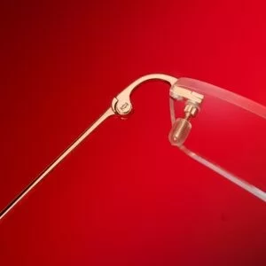 Cartier Louis Cartier Precious Nam - Gọng kính Vàng 18K nguyên khối - Mã EYP00012_CT0070O_003 (4) Thiết kế không viền đẳng cấp