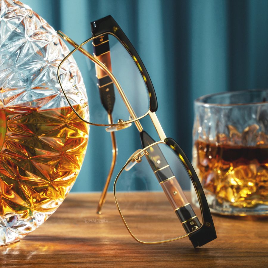 Mắt kính Gucci GG0605O_52_002 chính hãng 100% - Ảnh 4