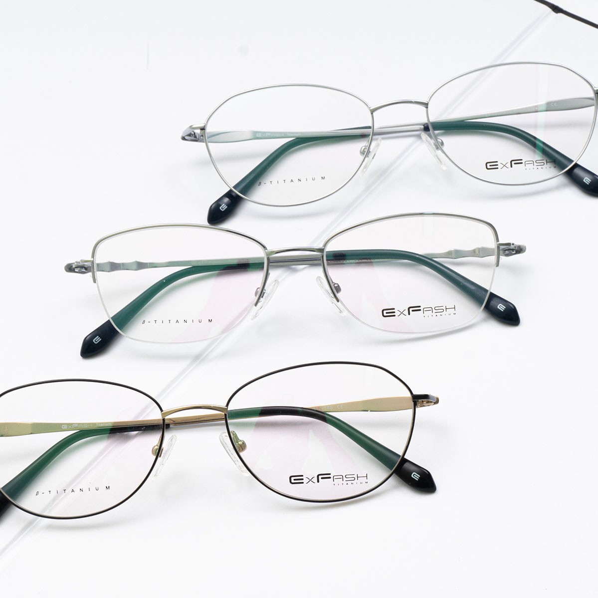 Exfash Nữ - Gọng kính Titanium - Mã EF40253T_539 (8) EF40253T 539 EF40253T 543 EF40255T 544 2