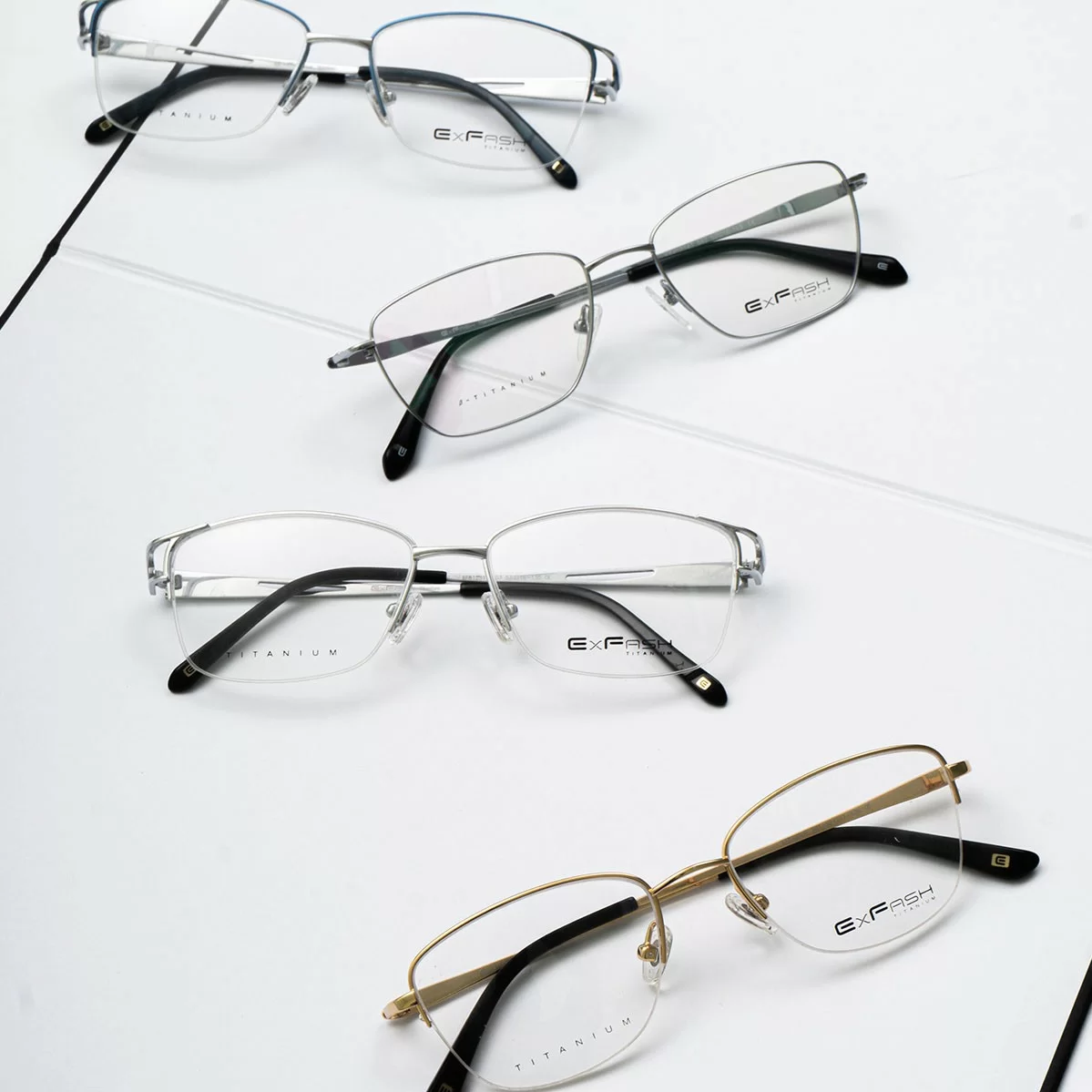 Exfash Nữ - Gọng kính Titanium - Mã EF81251T_903 (9) EF40254T 542 EF81251T 672 EF81251T 903 EF89253T 901 EF38285T 001 1
