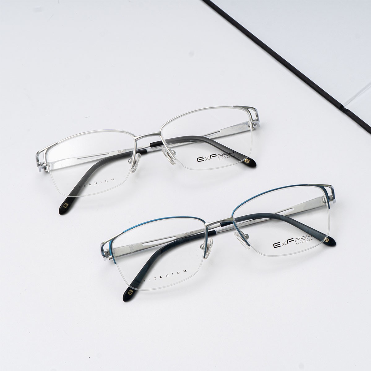 Exfash Nữ - Gọng kính Titanium - Mã EF81251T_903 (8) EF40254T 542 EF81251T 672 EF81251T 903 EF89253T 901 EF38285T 001 2