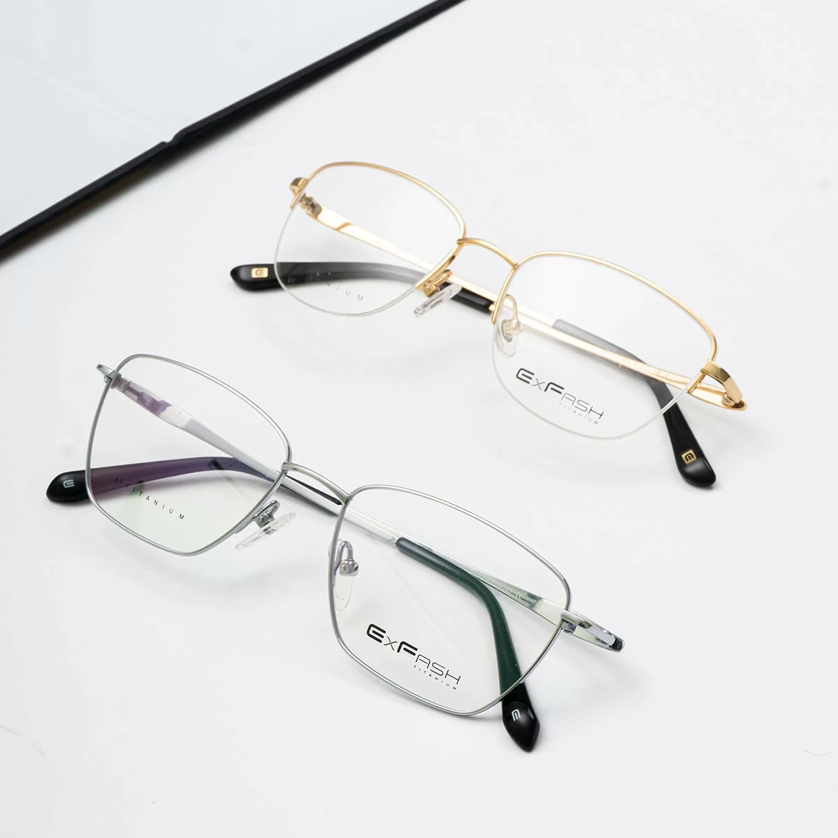 Exfash Nữ - Gọng kính Titanium - Mã EF89253T_901 (9) EF40254T 542 EF81251T 672 EF81251T 903 EF89253T 901 EF38285T 001 5