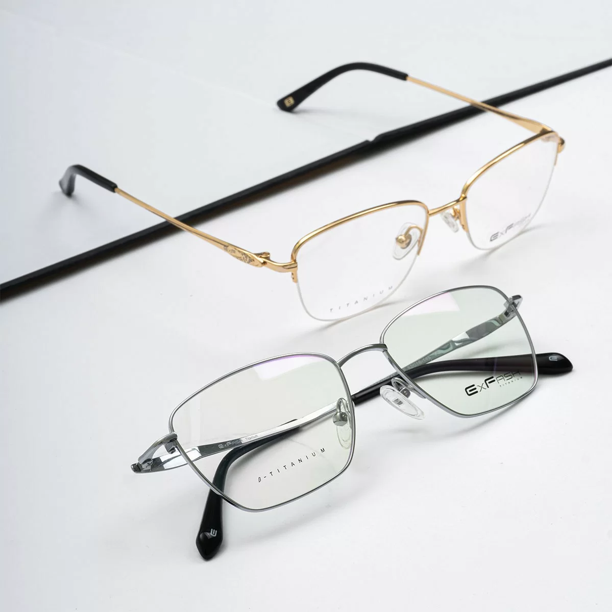 Exfash Nữ - Gọng kính Titanium - Mã EF89253T_901 (10) EF40254T 542 EF81251T 672 EF81251T 903 EF89253T 901 EF38285T 001 6