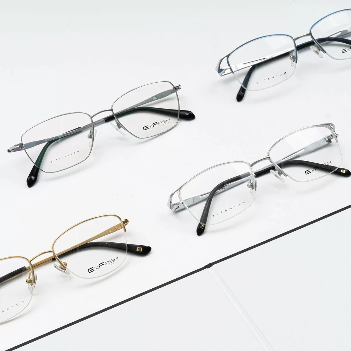 Exfash Nữ - Gọng kính Titanium - Mã EF81251T_903 (10) EF40254T 542 EF81251T 672 EF81251T 903 EF89253T 901 EF38285T 001 8