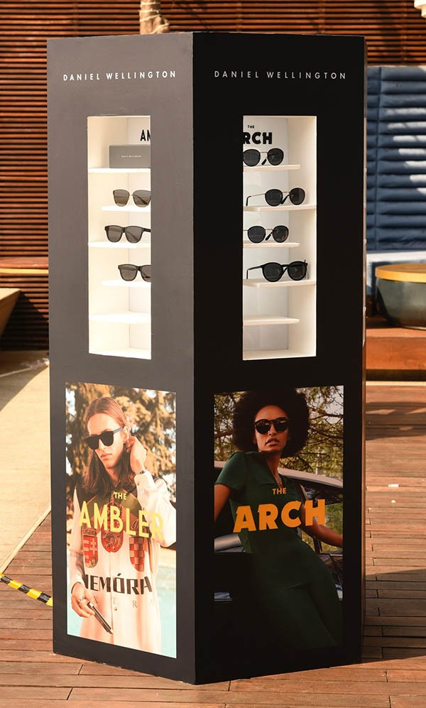 Daniel Wellington The Arch Unisex - Gọng kính Thép không gỉ, Chống tia UV - Mã DW00900011 (4) Kính Daniel Wellington DW00900011 chính hãng 100% - Ảnh 1