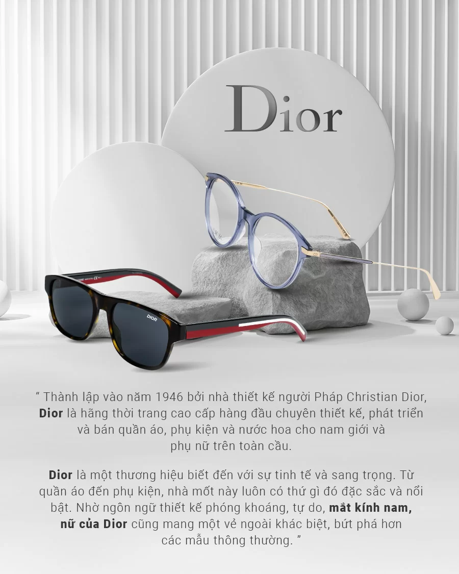 Dior Nữ - Gọng kính Kim loại - DIORBLACKSUITR6U_B0C0 (4) Mắt kính Dior chính hãng 100%