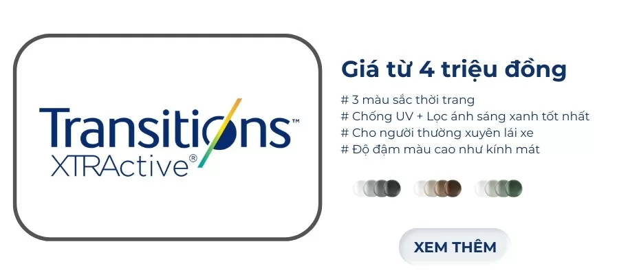 (Đơn tròng đổi màu) Essilor Transitions Classic - Tròng kính chống tia UV hiệu quả (9) Ưu điểm vượt trội của Essilor Xtractive