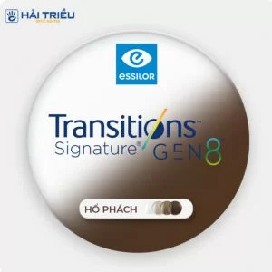 (Đa tròng đổi màu) Essilor Essentials Active Plus - Transitions Signature Gen 8, Sun X - Dành cho người hay di chuyển (6) Tròng kính đổi màu hổ phách Essilor Transitions Gen 8