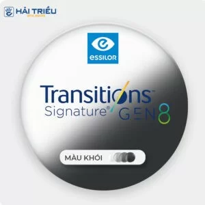 (Đa tròng đổi màu) Essilor Essentials Active Plus - Transitions Signature Gen 8, Sun X - Dành cho người hay di chuyển (5) Tròng kính đổi màu khói Essilor Transitions Gen 8