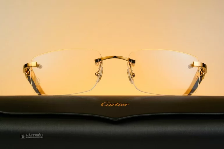 Cartier Signature C de Nam - Gọng kính Sừng trâu, Mạ vàng - Mã EYE00079_CT0049O_001 (14) Kinh Gong Catier EYE00079 CT0049O 001 Box 2