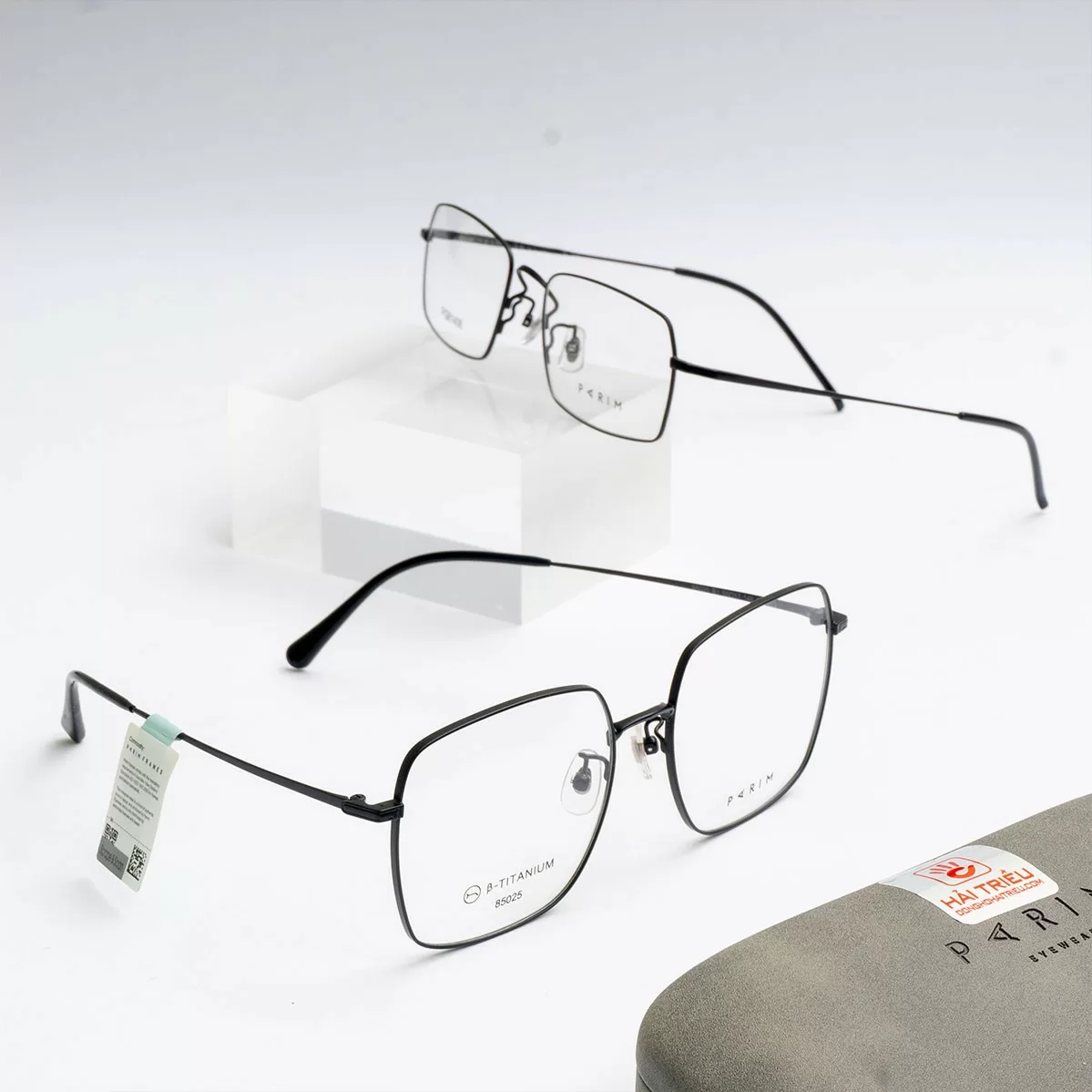 Parim Unisex - Gọng kính Titanium - Mã 85025_B1 (6) PaRim 85025 B1 PG81408 B1 2