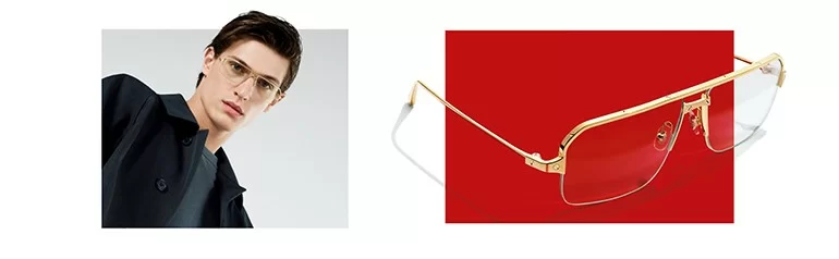 Mắt kính Cartier T8101093_CT0087O_003 chính hãng 100% - Ảnh 1