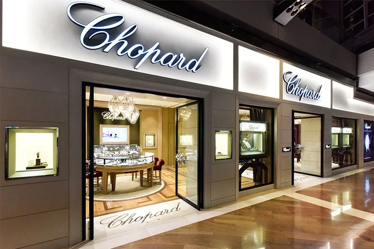 Chopard Nữ - Gọng kính Kim loại - Chống tia UV - Mã SCHF07S_0300 (4) Mắt kính Chopard SCHF07S_0300 chính hãng 100% - Ảnh 1