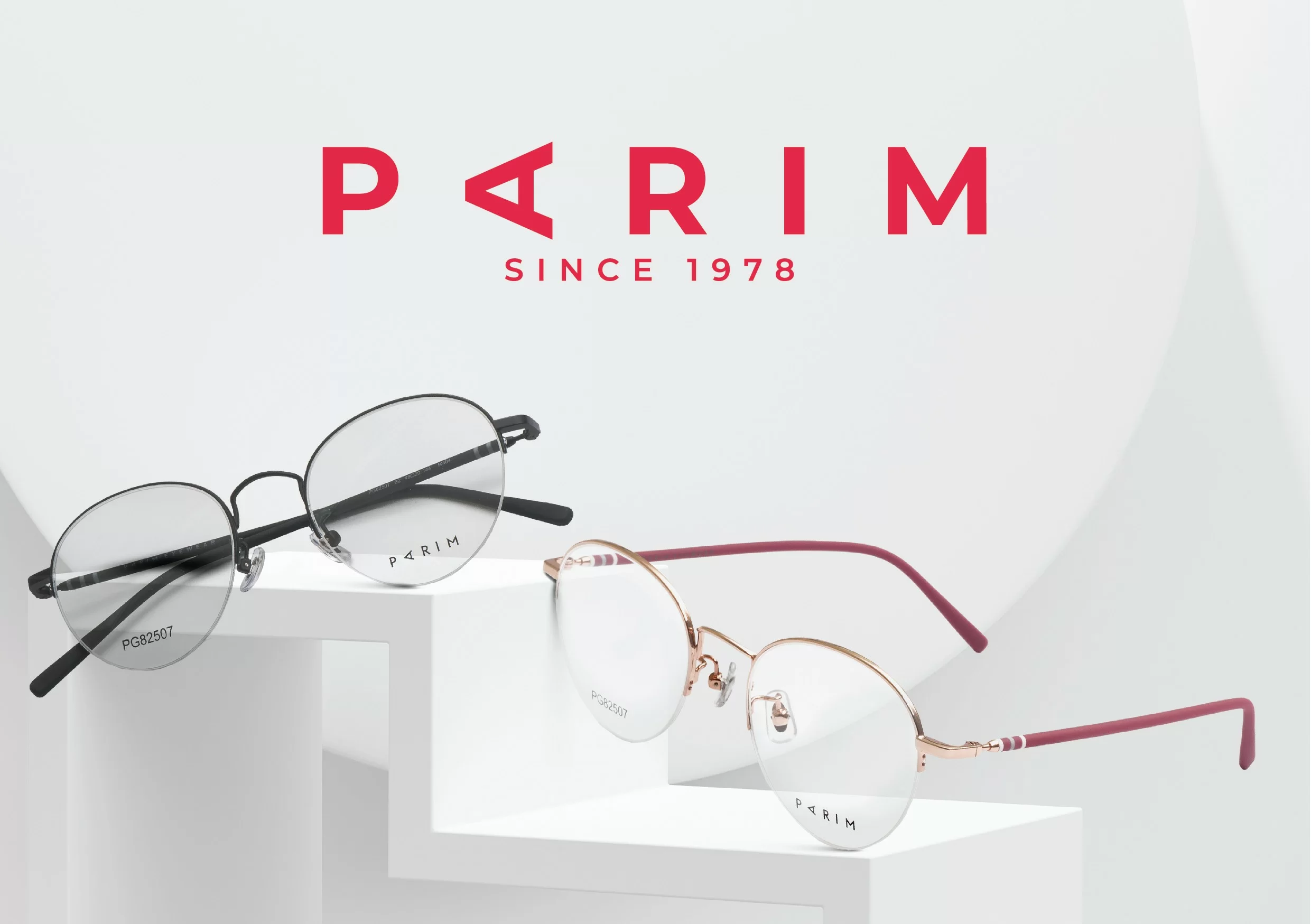 Parim Unisex - Gọng kính Kim loại - 73550_K2 (3) Mắt kính Parim PG82510_K2 chính hãng 100% - Ảnh 1