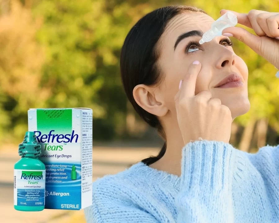 TOP 15 loại thuốc nhỏ mắt cận tốt và hiệu quả nhất hiện nay (14) Thuốc nhỏ mắt cận Refresh Tears được các bác sĩ nhãn khoa khuyên dùng khi bị cận