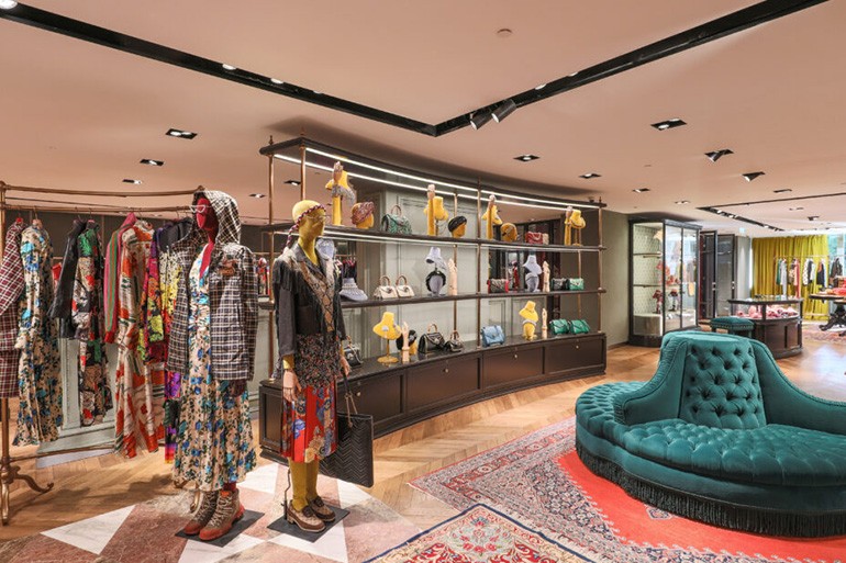 Gucci Nữ - Gọng kính Nhựa - Lọc tia UV - Mã GG0599SA_56_005 (5) Mắt kính Gucci GG0599SA_56_005 chính hãng 100% - Ảnh 1