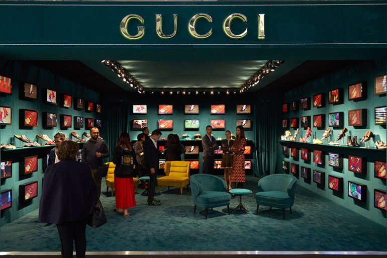 Gucci Nữ - Gọng kính Nhựa - Lọc tia UV - Mã GG0599SA_56_005 (6) Mắt kính Gucci GG0599SA_56_005 chính hãng 100% - Ảnh 2