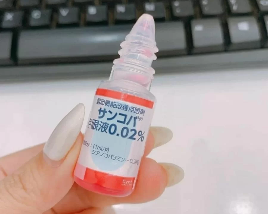 Sancoba thuốc nhỏ mắt chống mỏi mắt, khô và nhức mắt, hỗ trợ phục hồi thị lực và tăng cường khả năng điều tiết của mắt