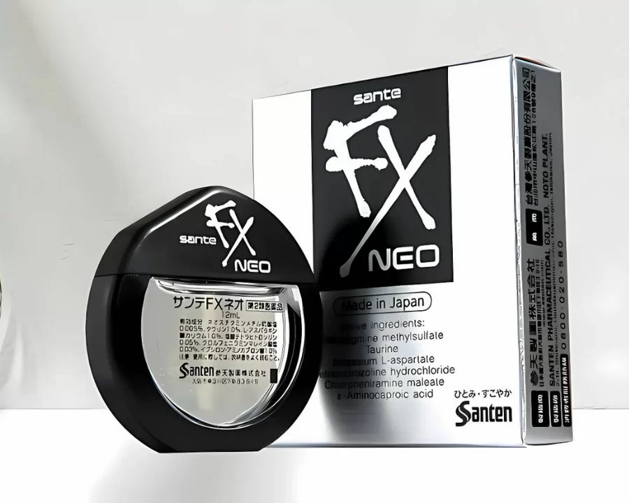 Sante FX Neo – thuốc nhỏ mắt chống mỏi mắt, khô, cay rát và mang lại cảm giác tỉnh táo, sáng mắt tức thì.
