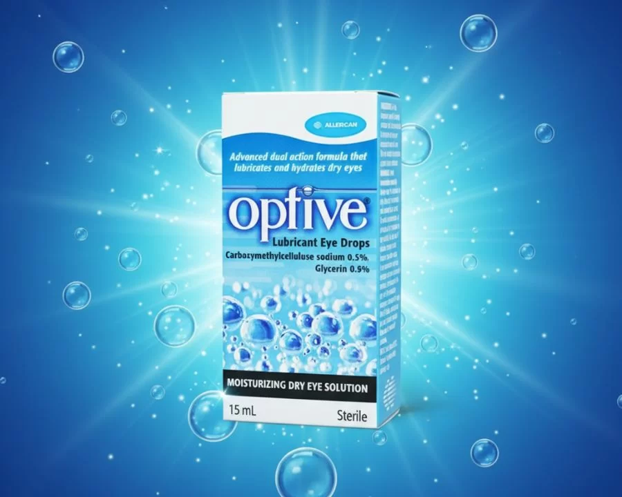 Optive – nước mắt nhân tạo kép, vừa dưỡng ẩm bề mặt vừa bảo vệ tế bào mắt, giảm khô mỏi và hỗ trợ phục hồi giác mạc an toàn dài hạn.