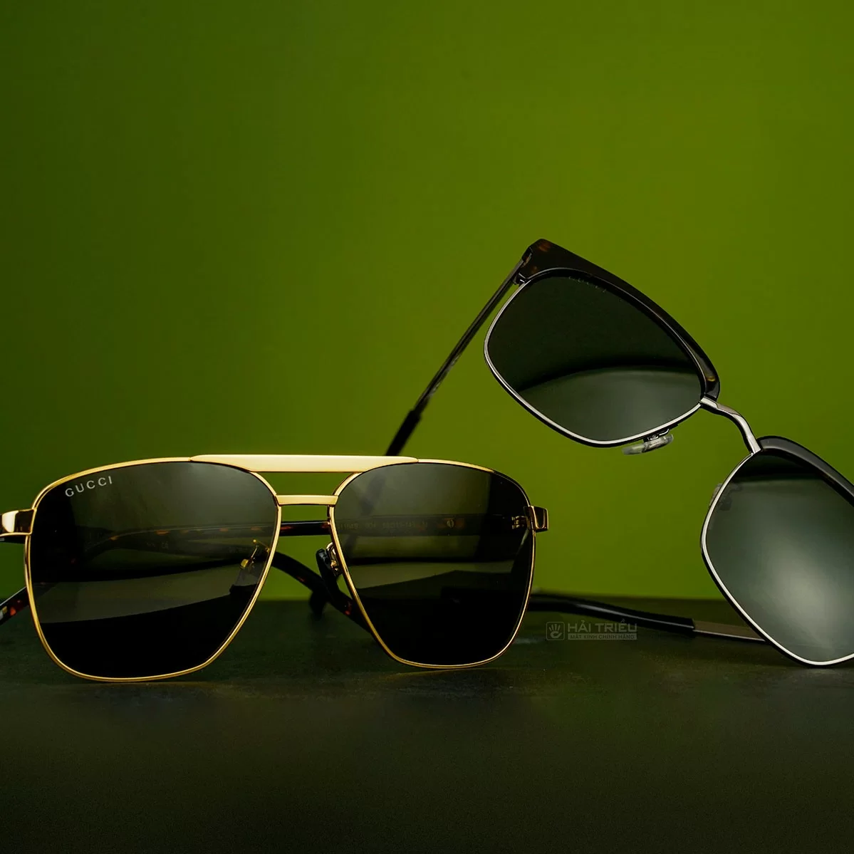 Gucci Unisex - Gọng kính Kim loại - Lọc tia UV - Mã GG1164S_58_004 (7) GG0697S 55 003 GG1164S 58 004 5