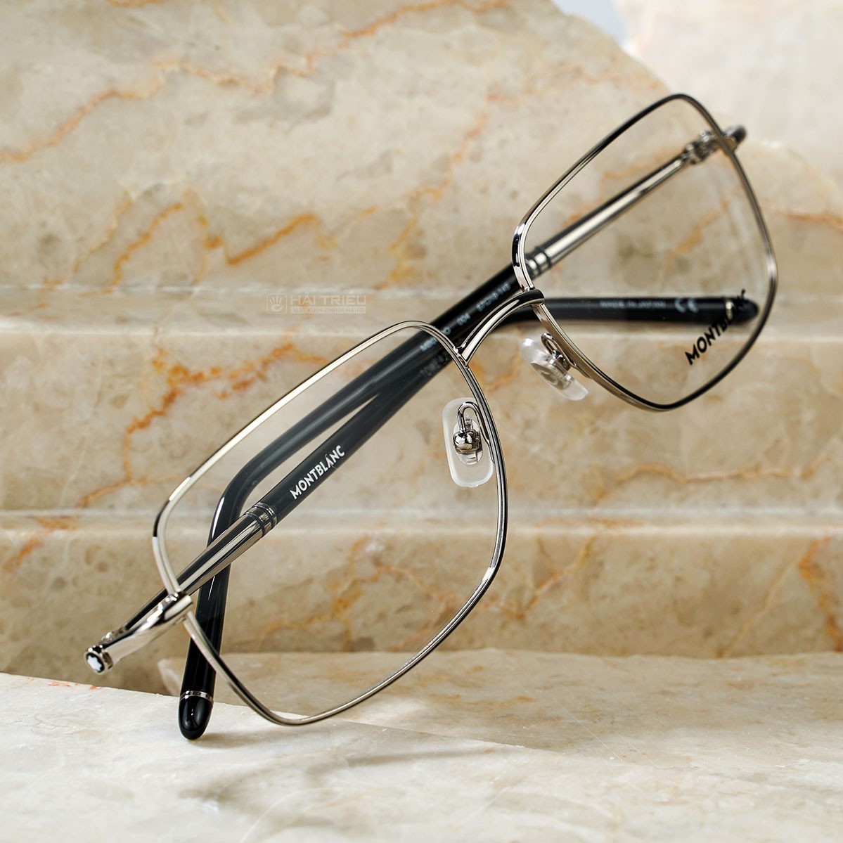 Montblanc Unisex - Gọng kính Kim loại - Mã MB0072O_57_004 (10) MB0072O 57 004 7