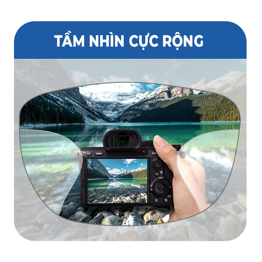 (Đa tròng) Levalens Freeform Platinum - Chống tia UV, hạn chế ánh sáng xanh, đổi màu - Hợp với khách hàng cần tầm nhìn rõ nét mọi khoảng cách (5) Đa tròng đánh Levalens Freeform cá nhân hóa cao cấp (Platinum) - Ảnh 1