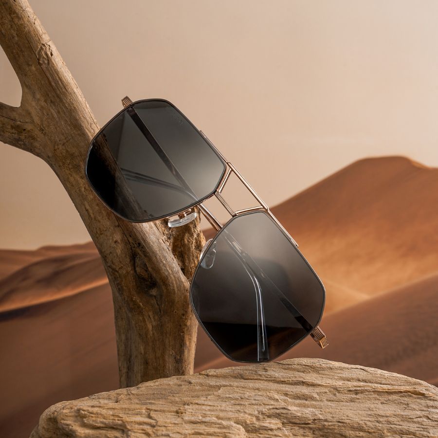 Bolon Stanley Unisex - Gọng kính Kim loại - Chống tia UV, Phân cực - Mã BL7150_C30.CS (6) Mắt kính Bolon BL7150_C30.CS chính hãng 100% - Ảnh 3