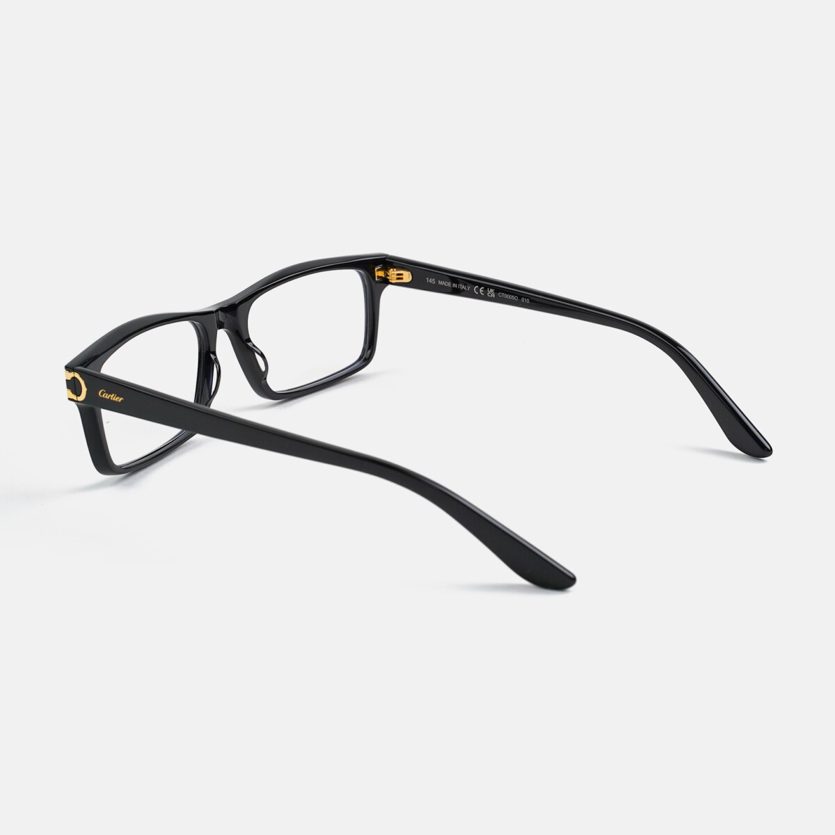 Cartier Signature C Unisex - Gọng kính Nhựa, Mạ vàng - Mã CT0005O_010 (10) Mắt kính Signature C de Cartier CT0005O_010 chính hãng 100% - Ảnh 6