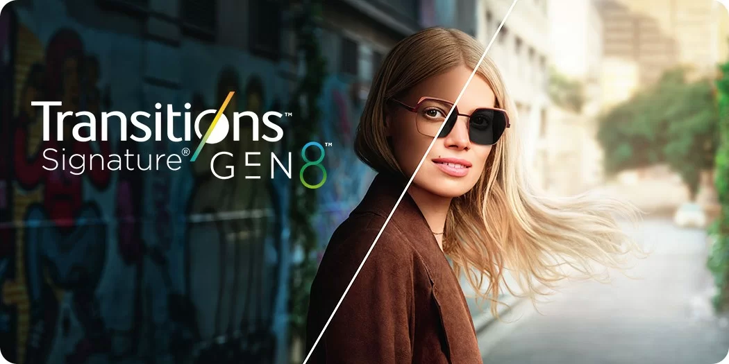 Tròng kính Essilor Transitions Gen 8 chính hãng, giá tốt