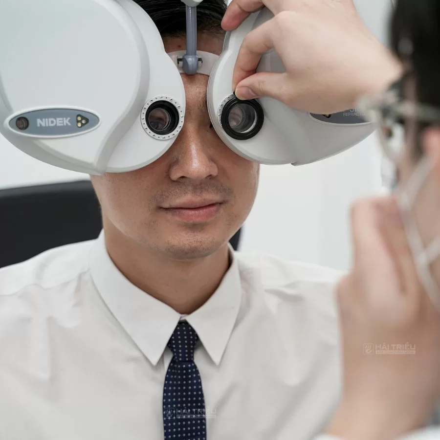 Đo mắt và kiểm tra thị lực tại Kính Hải Triều - Ảnh 2
