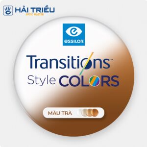 (Đơn tròng đổi màu) Essilor Transitions Style Color - Bảng màu thời trang, định hình phong cách (8) Tròng đổi màu trà Essilor Transition Style Color Gen 8