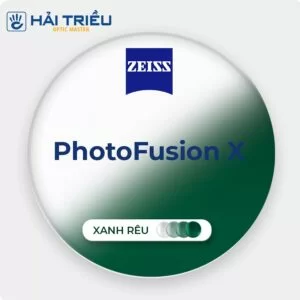(Đơn tròng đánh) Zeiss ClearView Photofusion X - Tròng kính đổi màu chống ánh sáng xanh ưu việt - Thế hệ 2023 (10) Tròng kính đổi màu xanh lá ZeissPhotofusion X