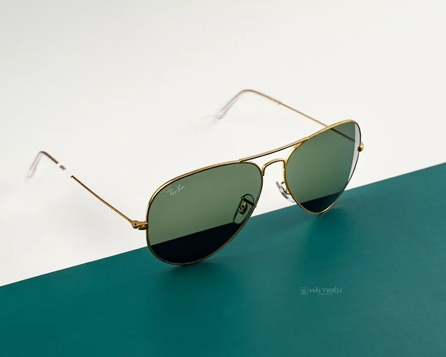 0RB3025_001_62 thừa hưởng trọn vẹn DNA nguyên mẫu của dòng kính RayBan Aviator
