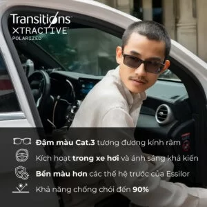 3 đặc tính ưu việt có trên tròng kính transitions xtractive polarized
