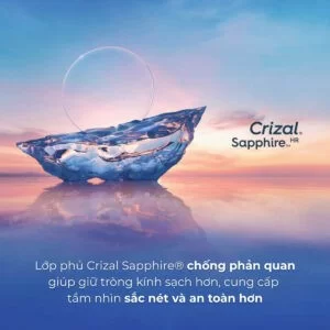 (Đơn tròng đổi màu) Essilor Transitions Style Color - Bảng màu thời trang, định hình phong cách (6) váng phủ crizal sapphire được tích hợp với essilor gen 8