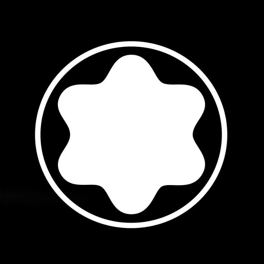 Logo ngôi sao trắng 6 cánh của Montblanc