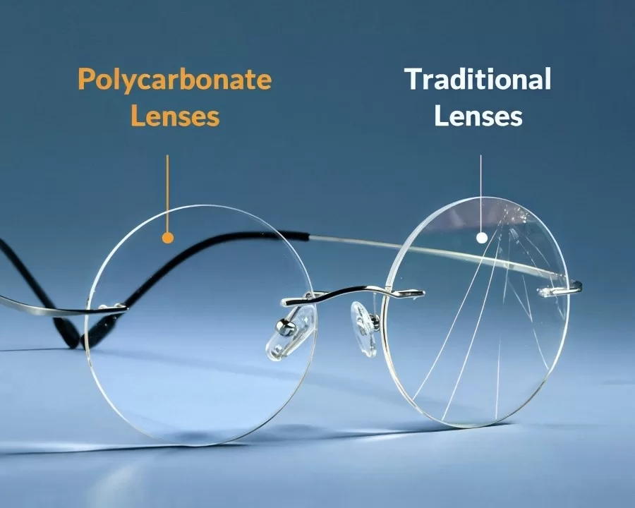 Tròng kính là gì? Có bao nhiêu loại và cách chọn tròng kính (5) Tròng kính Polycarbonate