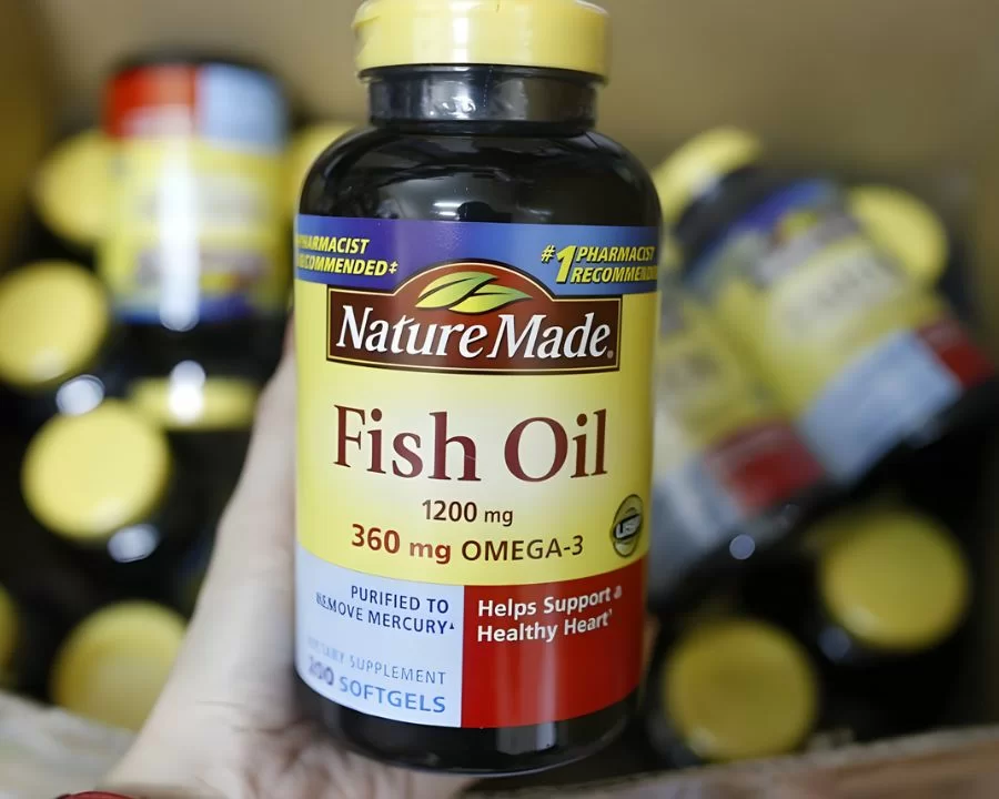 Dầu cá tốt cho mắt cận không? TOP 12 dầu cá tốt nhất 2025 (13) Nature Made Fish Oil Omega 3 1200mg