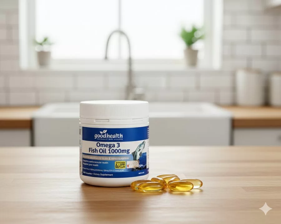 Dầu cá tốt cho mắt cận không? TOP 12 dầu cá tốt nhất 2025 (10) Omega 3 Fish Oil 1000mg Good Health