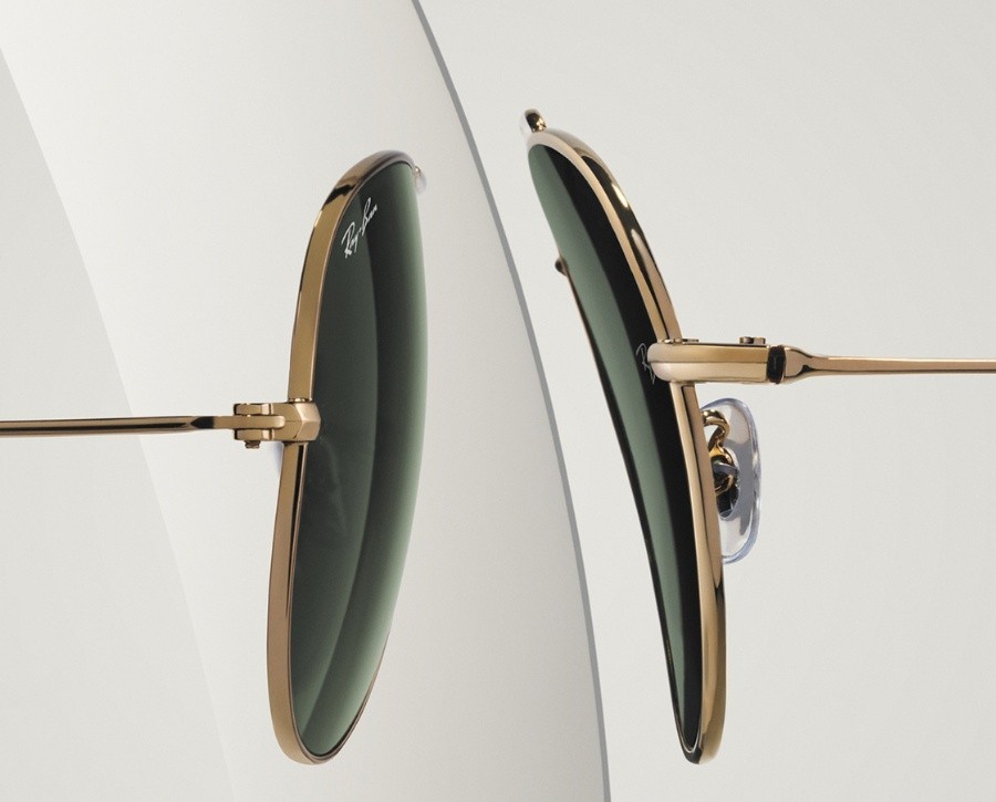 RayBan Aviator Reverse Unisex - Gọng Kim loại - Lọc tia UV - Mã 0RBR0101S_001VR_59 (5) So sánh sự khác nhau giữa tròng kính thường và tròng kính lõm