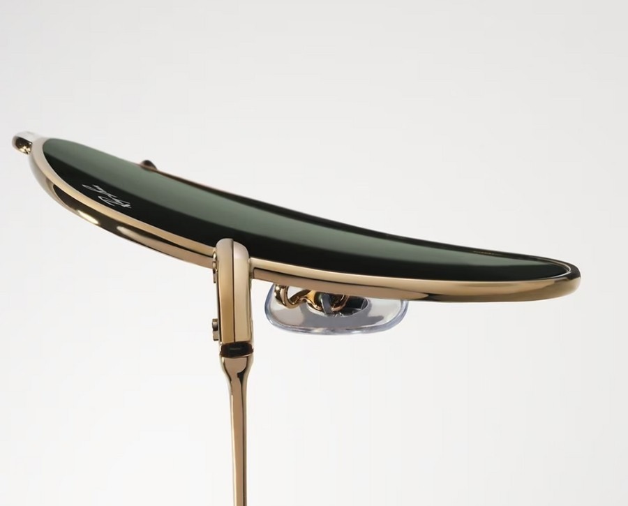 RayBan Aviator Reverse Unisex - Gọng Kim loại - Lọc tia UV - Mã 0RBR0101S_001VR_59 (6) Cận cảnh chiếc tròng kính lõm ngược của RayBan