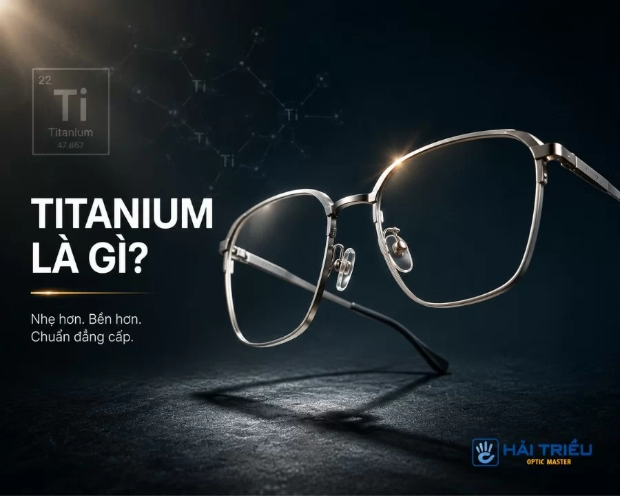 Kính Titannium, bền bỉ, trọng lượng nhẹ
