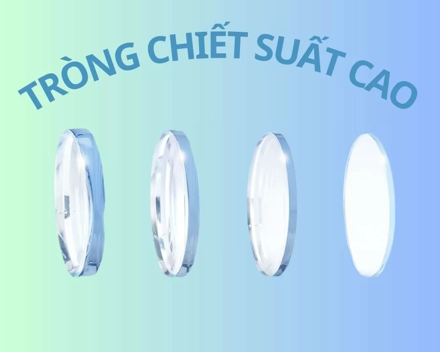 Tròng kính chiết suất cao là gì? Lợi ích, cách chọn phù hợp (1) Tròng kính chiết suất cao là gì, chọn loại nào, hợp với ai?
