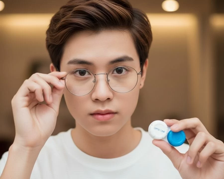 Cận 5 độ có đeo kính áp tròng được không? Tần suất và lưu ý (1) Cận 5 độ có đeo kính áo tròng được không