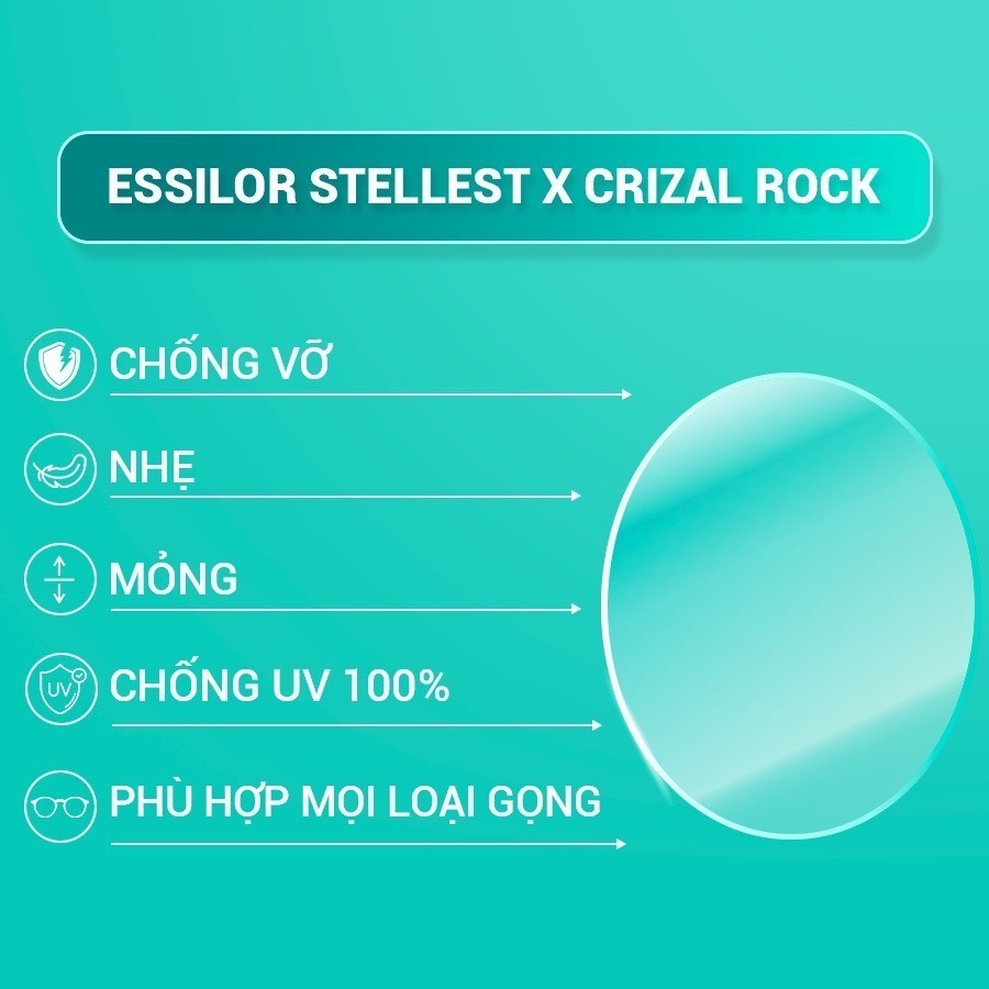 Chức năng bảo vệ trên tròng kính Essilor Stellest