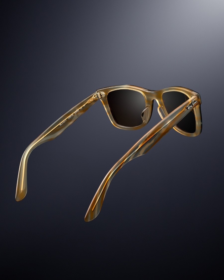 RayBan Original Wayfarer Change Unisex - Gọng nhựa Acetate - Đổi màu - 0RB2140F_140833_52 (8) Tổng thể chiếc kính qua góc nhìn đằng sau