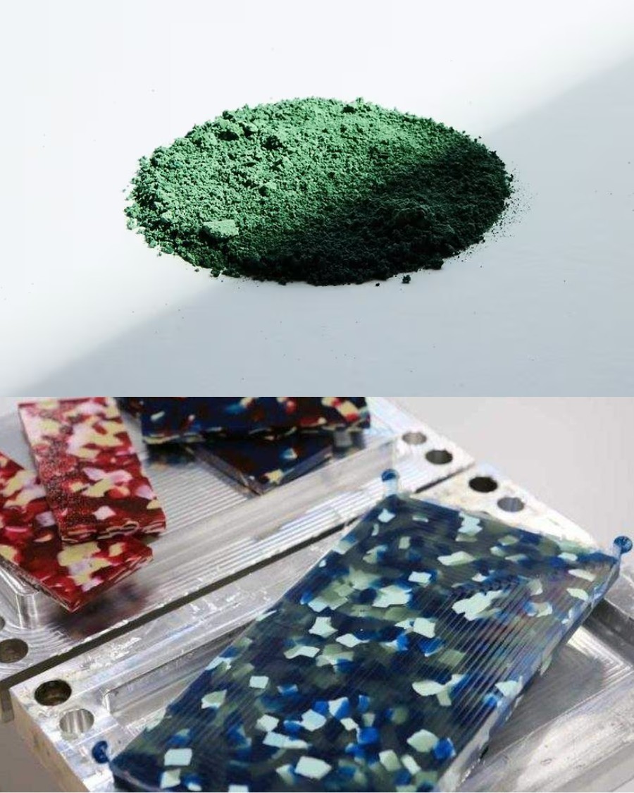 RayBan Original Wayfarer Change Unisex - Gọng nhựa Acetate - Đổi màu - 0RB2140F_1409B1_52 (7) Bột màu Acetate(Trên) và Công nghệ chống thấm Acetate (Dưới)